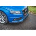 Накладка сплиттер на передний бампер на Audi S4 B8 / A4 B8 S-Line